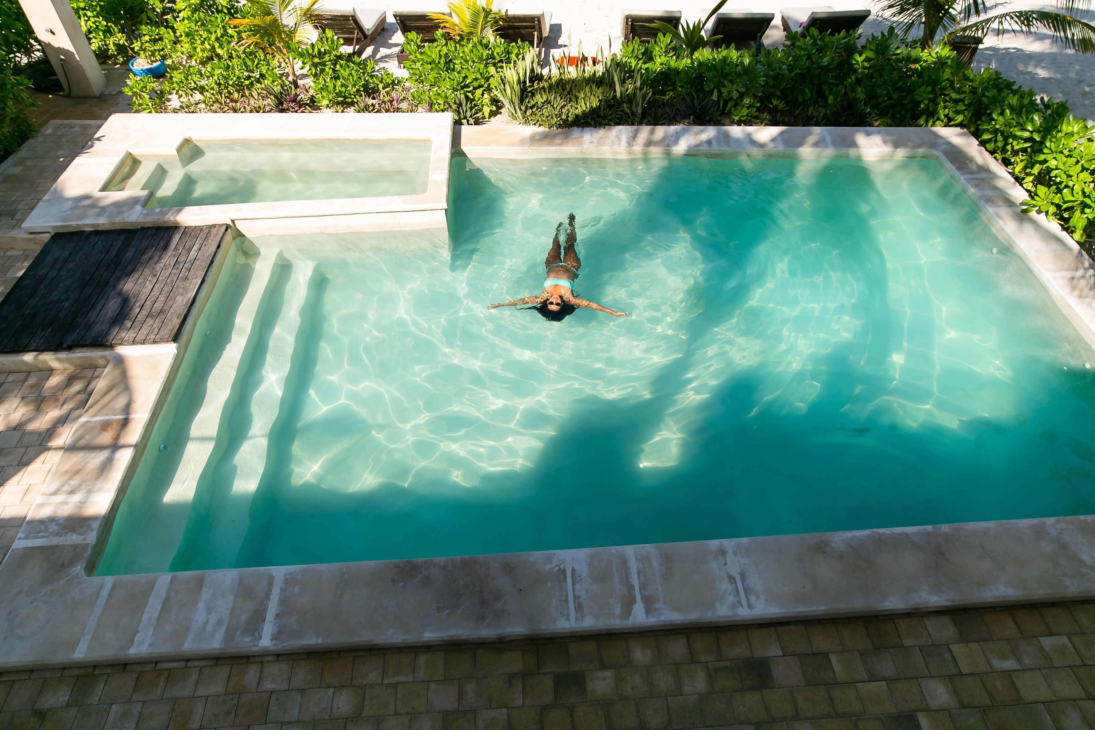 deluxe double room, non smoking, ocean view | pool | outdoor pool, pool loungers