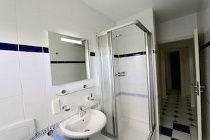 Dusch, hårtork och tvål