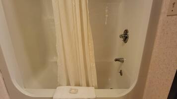 Double Room, 2 Queen Beds | Bathroom | Free toiletries, hair dryer, towels, soap