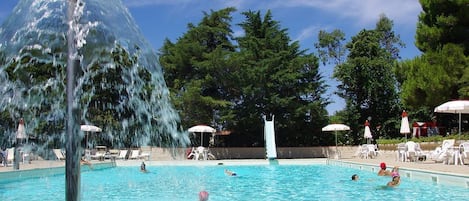 Seasonal outdoor pool