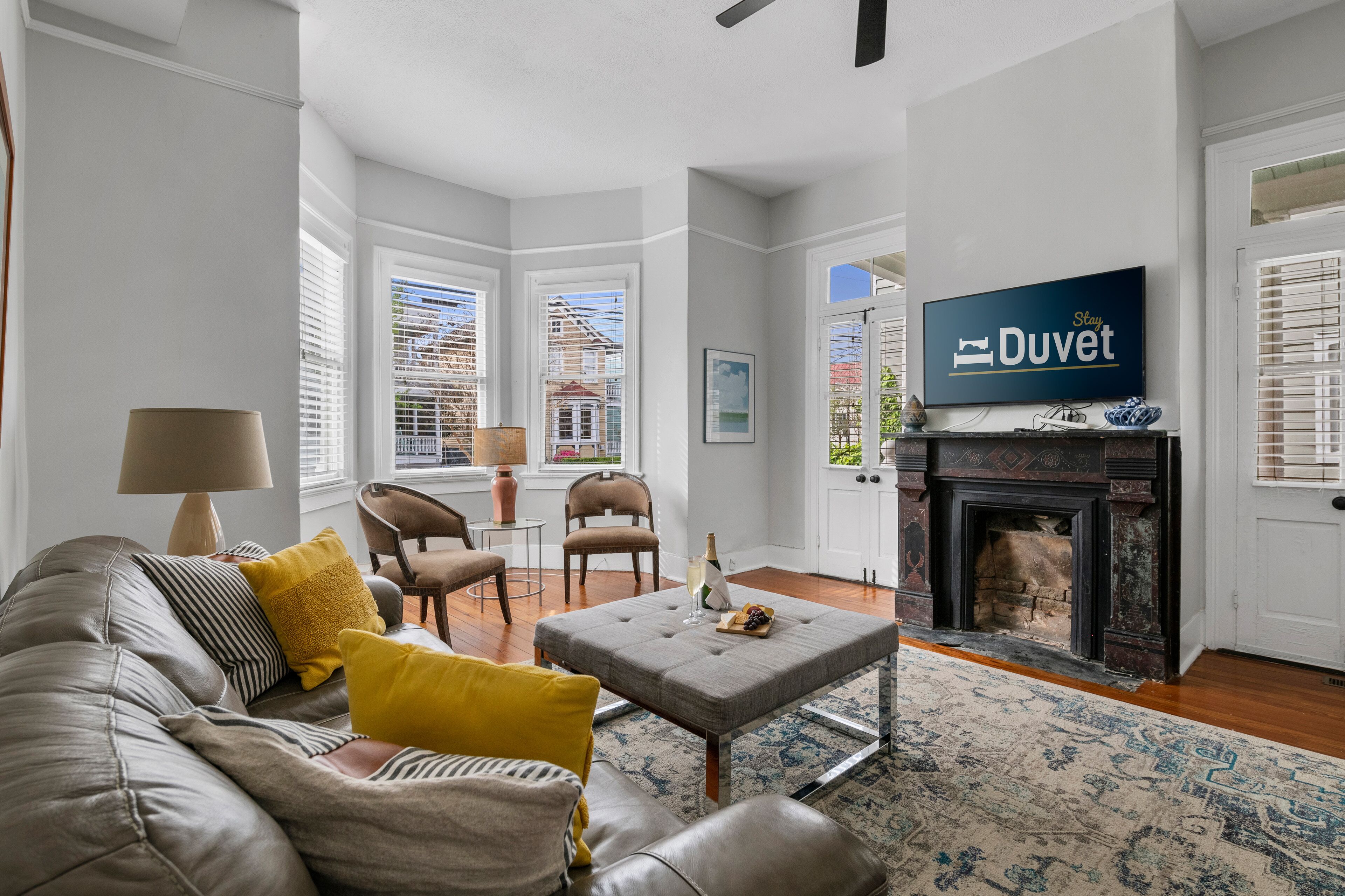 Sunflower Suite by StayDuvet 2 Blocks to King!