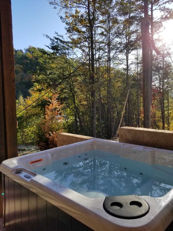 Bain à remous extérieur
