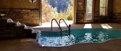 Indoor pool, a heated pool