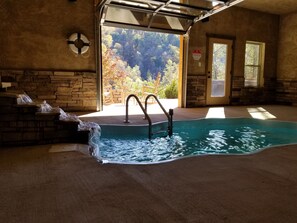 Indoor pool, a heated pool