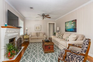 Maison, 3 chambres | Salle de séjour