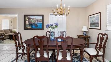 Casa, 3 quartos | Opções para refeição