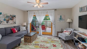 Casa geminada, 2 quartos | Sala de estar