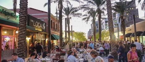 Opções para refeição ao ar livre