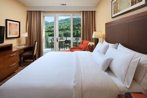 1 bedroom, desk, blackout curtains, iron/ironing board