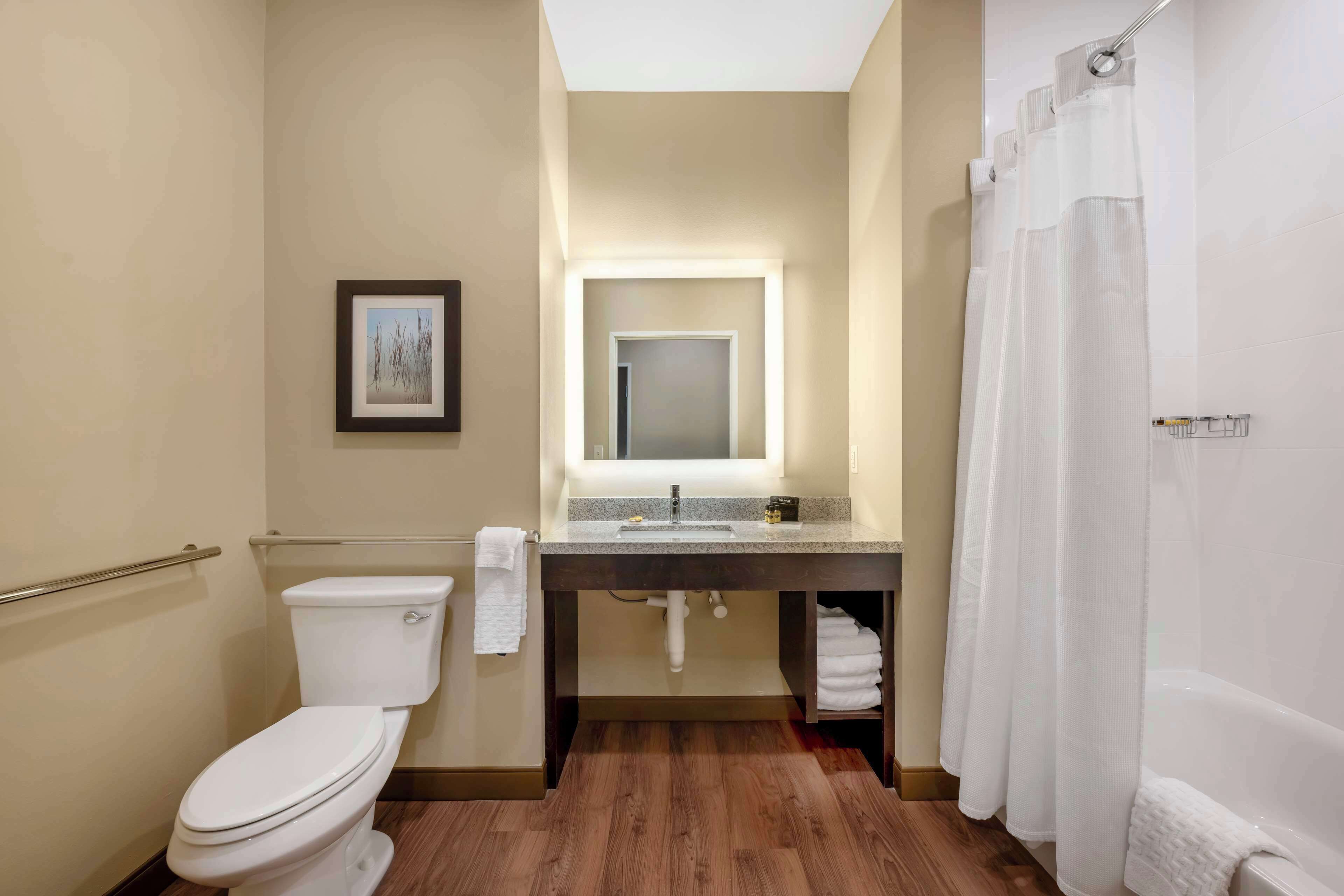 free toiletries, hair dryer, towels, soap