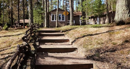 R Point of View located on Little St Germain Lake Pontoon rental available