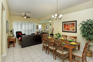Villa, Multiple Beds, Private Pool, Garden View | Private kitchen | Fridge, microwave, stovetop, dishwasher - Deluxe Spacious Resort Home Close to Disney (Kissimmee)