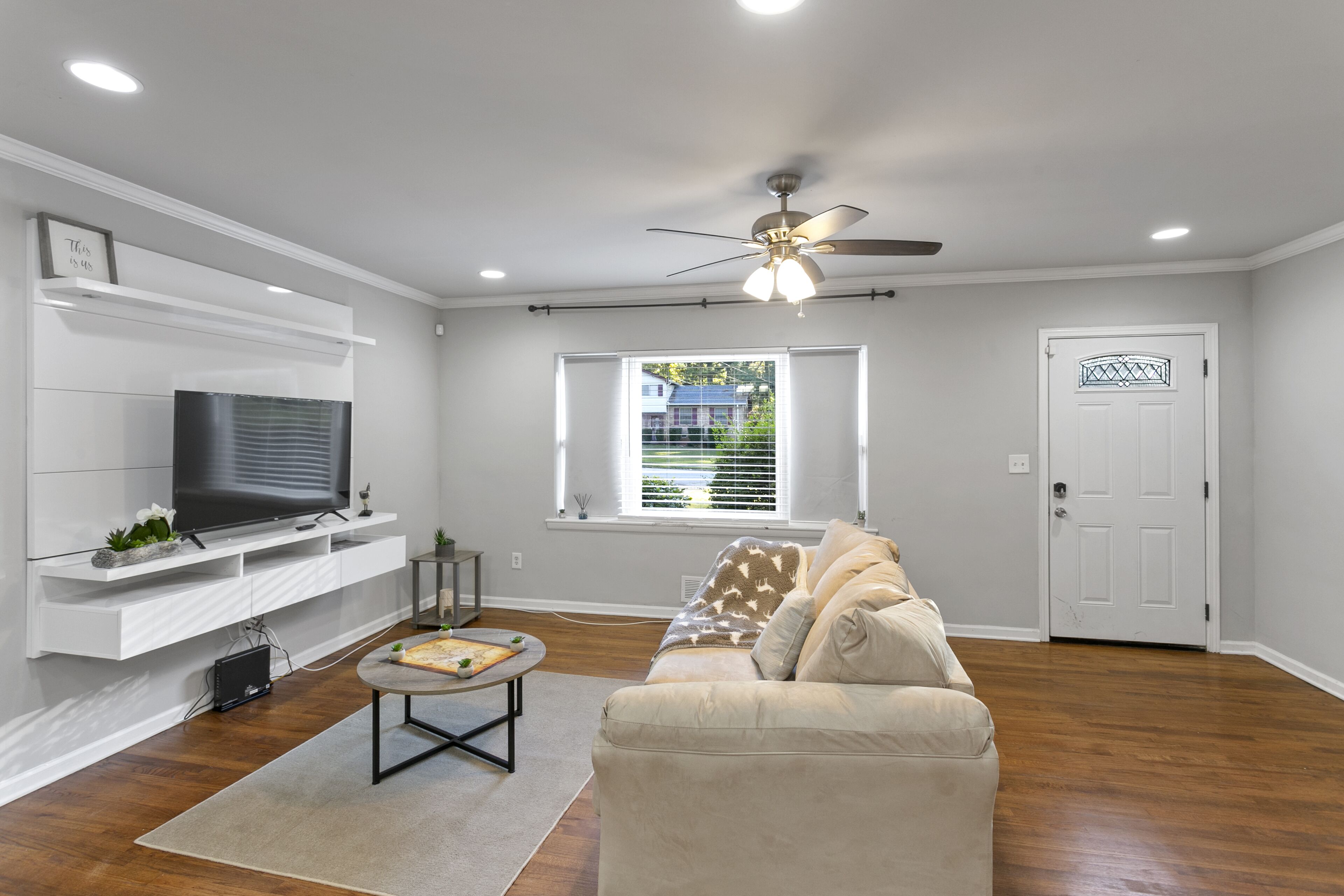 Magnificent single family home with a unique interior.