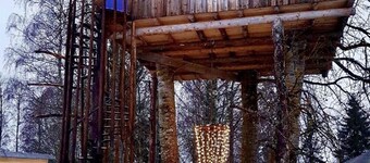 Treehouse Magpies Nest With Bubble Pool
