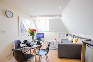 Apartment, Private Bathroom, City View | Lounge - Velvet 2-bedroom Apartment Clock House - Hoddesdon (Ware)