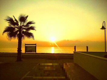 Vue depuis lâhĂ©bergement