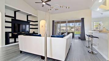 Villa, Multiple Beds (600 Highlands Reserve) | Living room | Flat-screen TV, DVD player, table tennis