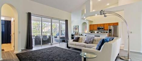 Villa, Multiple Beds (600 Highlands Reserve) | Living room | Flat-screen TV, DVD player, table tennis