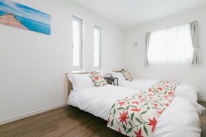 2 slaapkamers, een bureau, gratis wifi, beddengoed