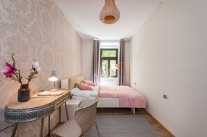 2 soverom, strykejern/-brett, wi-fi (inkludert) og sengetøy