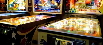 A house full of steel balls and games