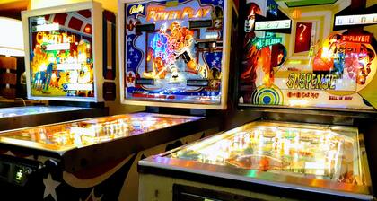 A house full of steel balls and games