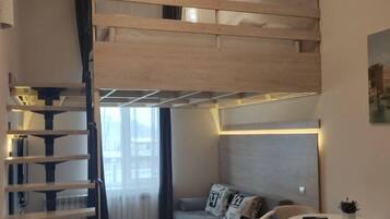 Grand Apartment | In-room safe, blackout drapes, soundproofing, iron/ironing board