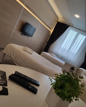 標準開放式客房, 2 張單人床 | 客房內保險箱、遮光布/窗簾、隔音、熨斗/熨衣板