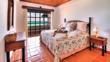 14 bedrooms, pillowtop beds, in-room safe, iron/ironing board