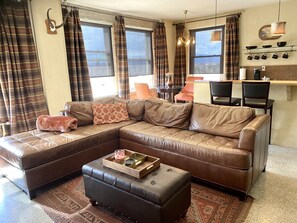 Smart-tv en een open haard