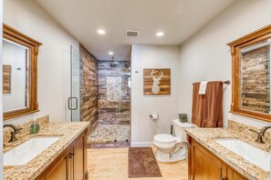 Free toiletries, hair dryer, towels