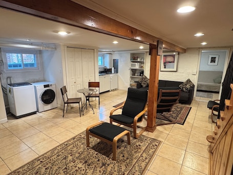Interior. One Bedroom-Basement Apartment with Private Entrance