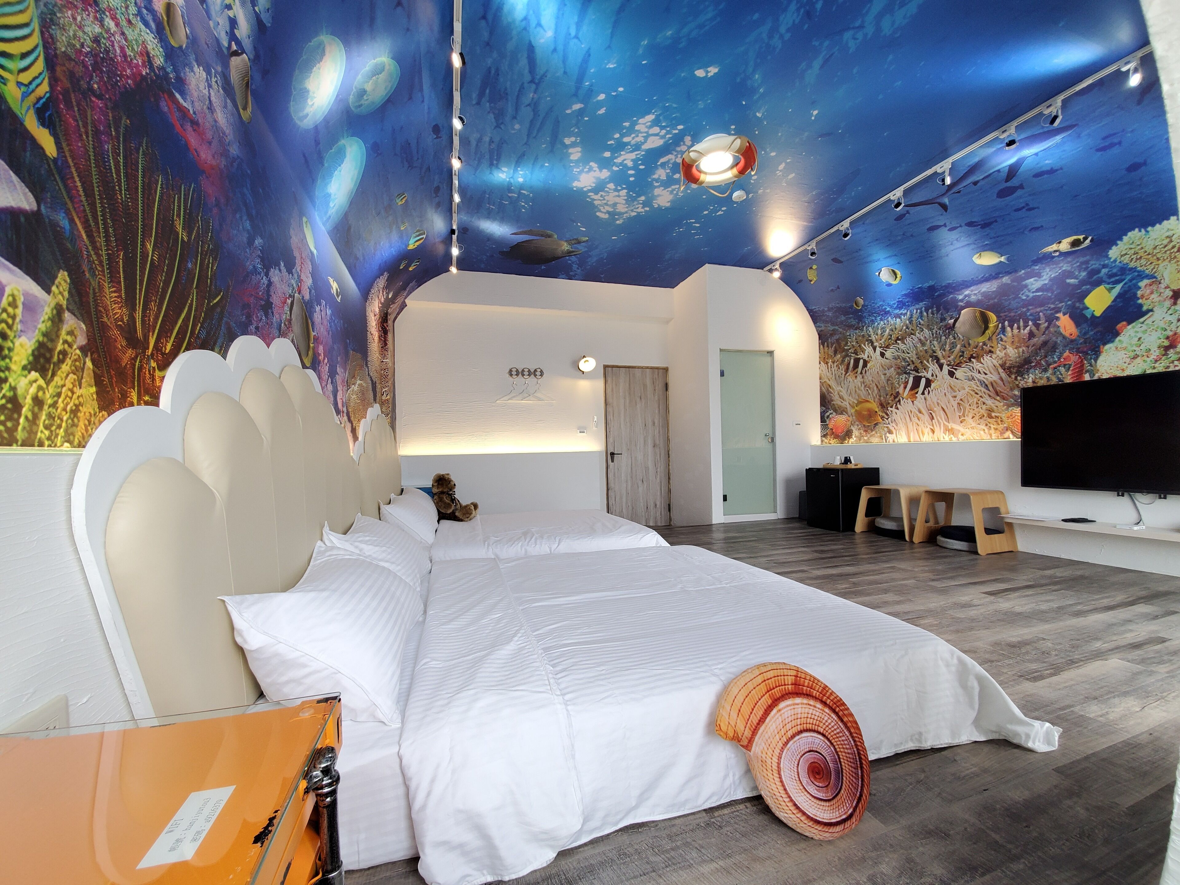 Signature Quadruple Room | Individually decorated, individually furnished, blackout drapes