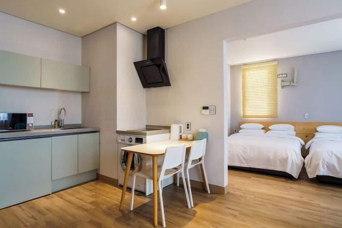 1 bedroom, down comforters, in-room safe, desk