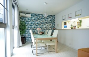 Private Vacation Home | Living area | Flat-screen TV, pay films - Yukinoyado (Osaka)