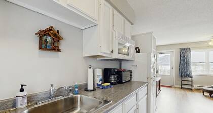 Charming condo w/ lake access, dock, WiFi & mountain views