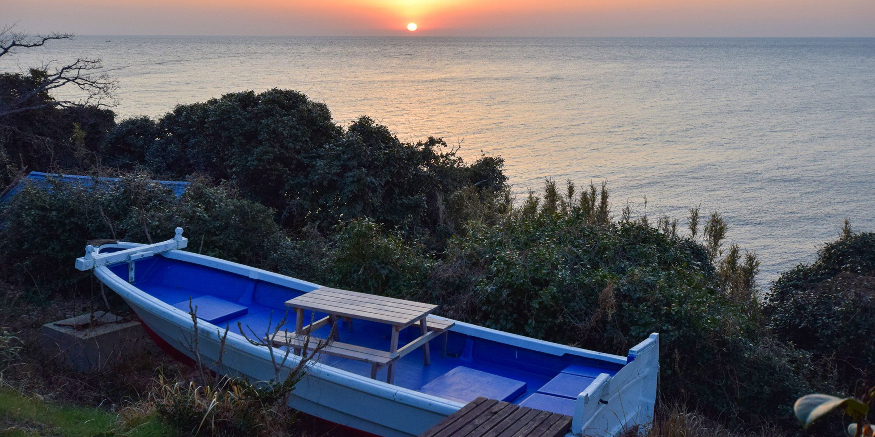 Uitzicht vanuit accommodatie