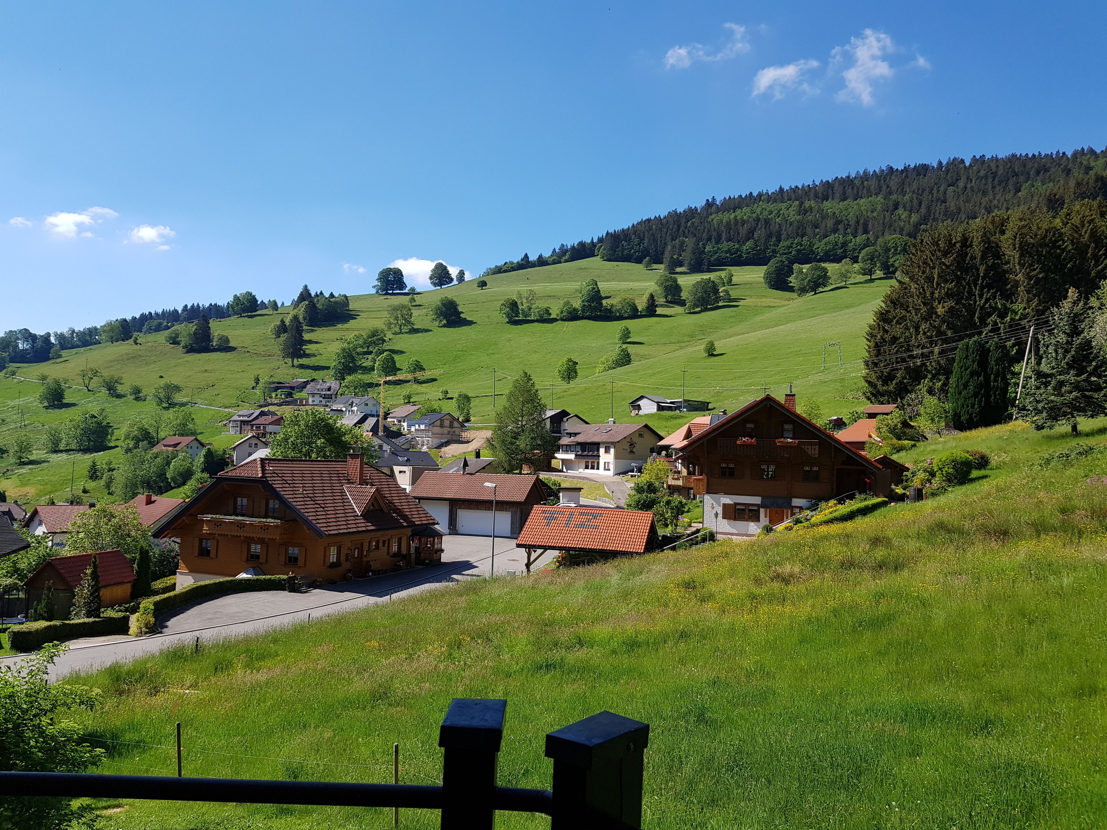 Vue depuis l ’hébergement