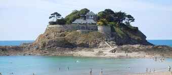 Stone House in St Malo near Sandy Beach