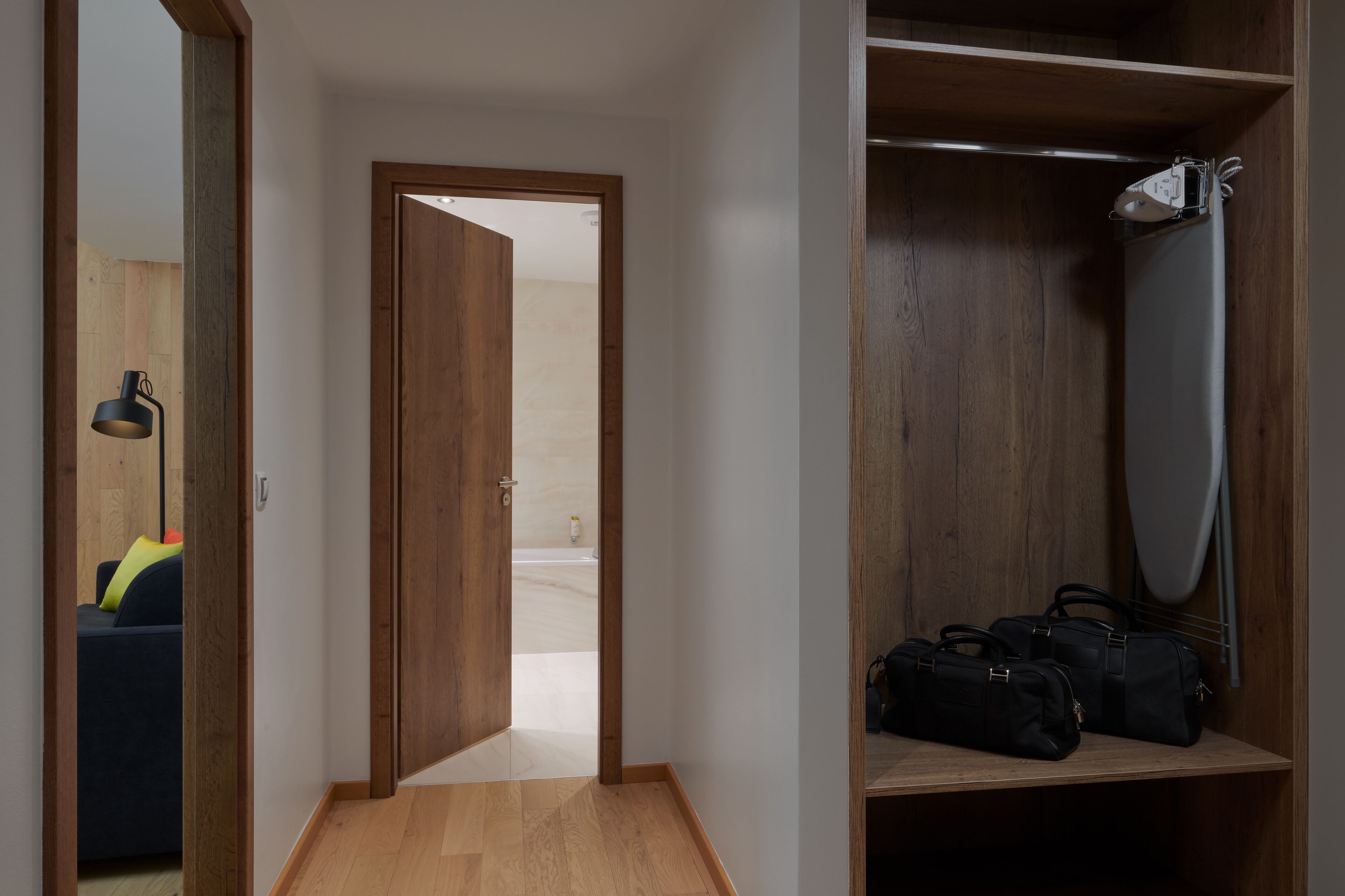 junior suite | minibar, in-room safe, desk, laptop workspace