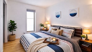 6 habitaciones, tabla de planchar con plancha y wifi gratis 