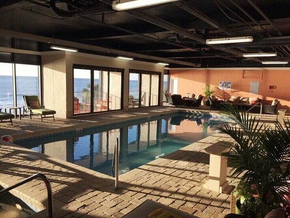 Indoor pool, outdoor pool