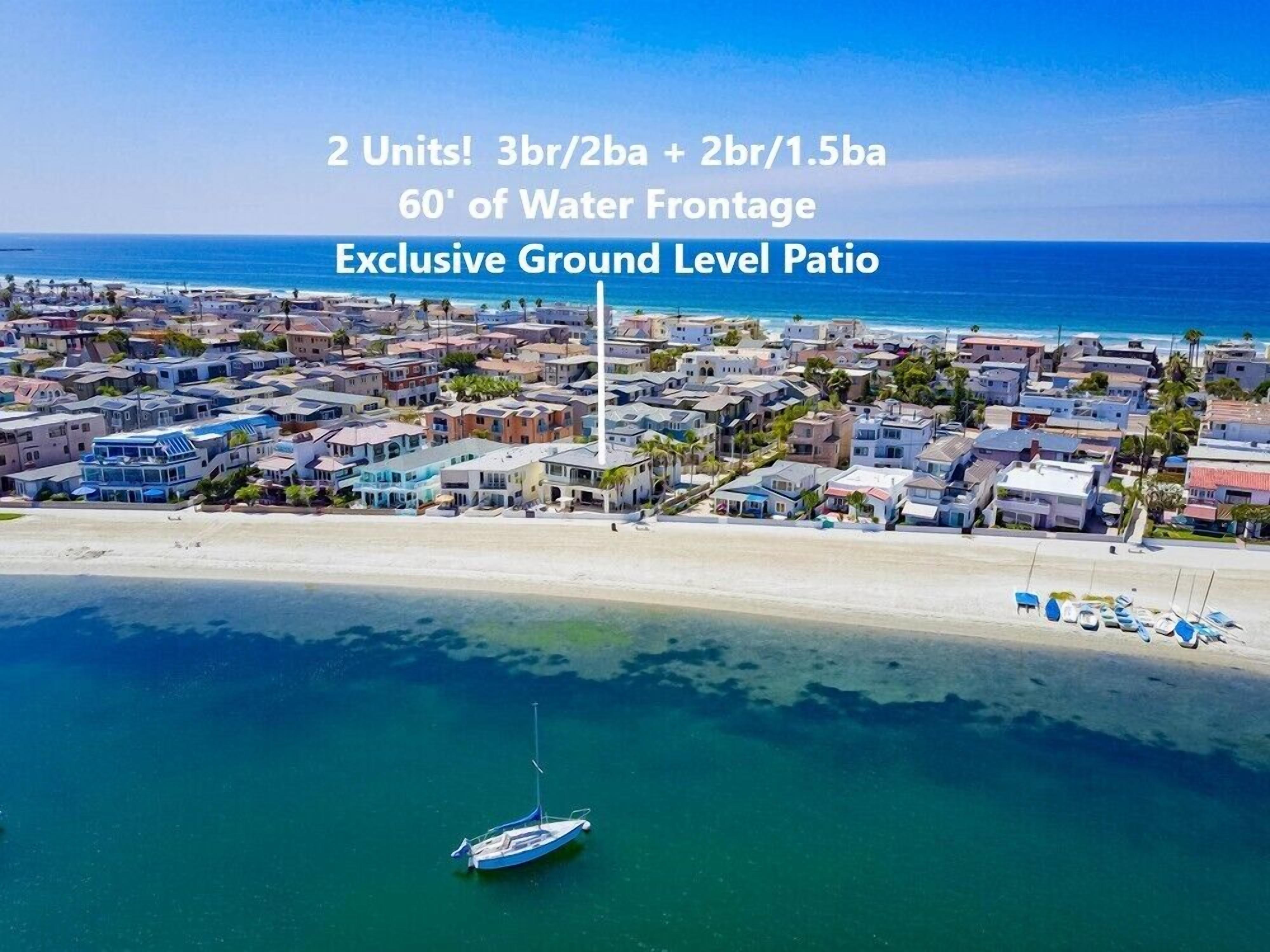 Exclusive 1,000sf Ground Level Waterfront Patio + AC