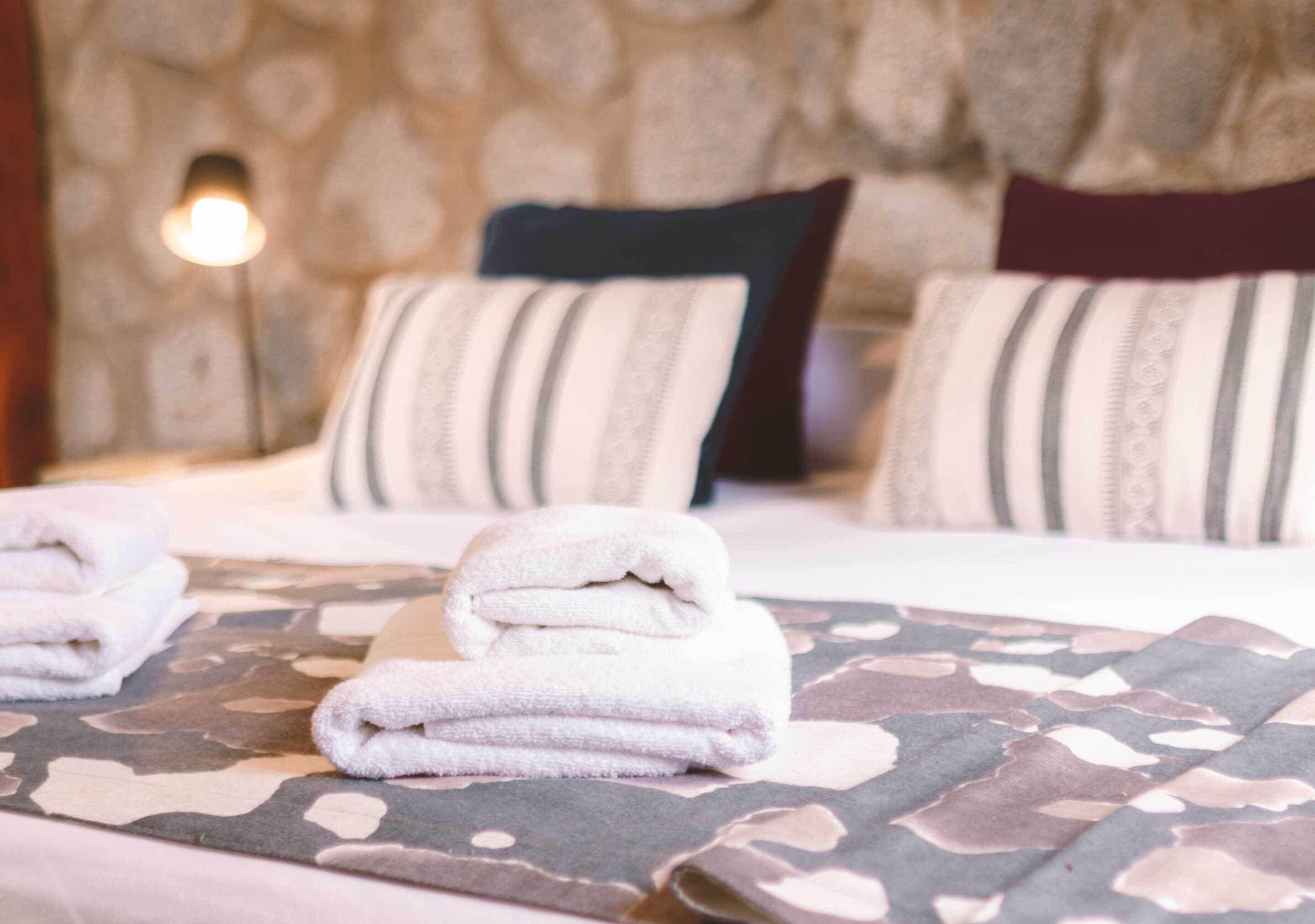 Premium bedding, down comforters, pillowtop beds, in-room safe