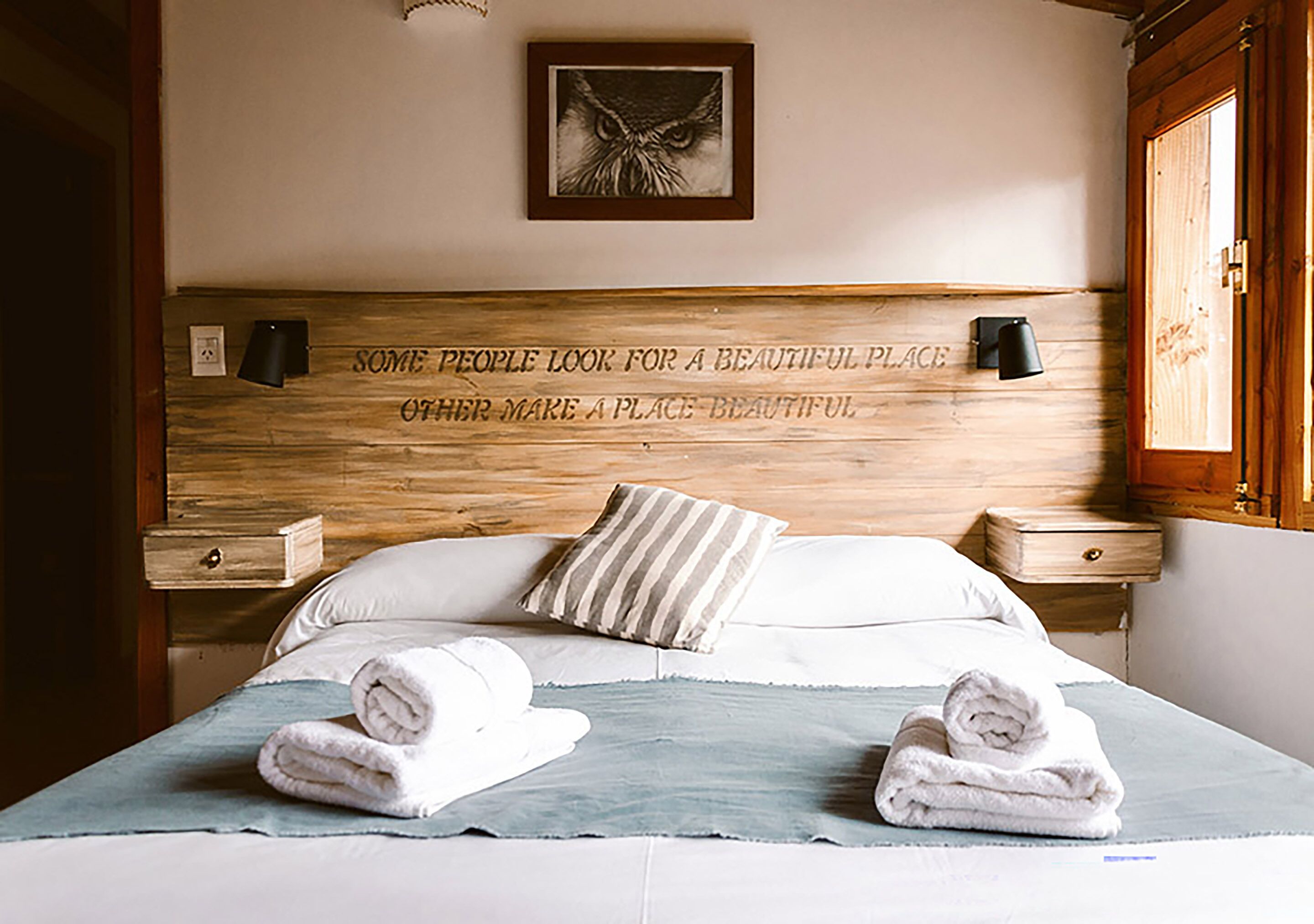 Premium bedding, down comforters, pillowtop beds, in-room safe