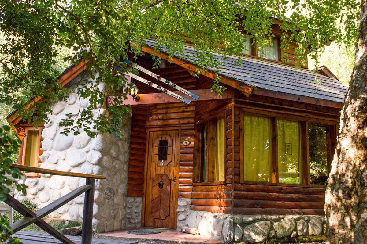 Deluxe-Ferienhütte (CABAÑA DEL BOSQUE) | Wohnbereich