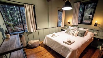 家庭小屋 (CABAÑA LA RUMA) | 2 間睡房、高級寢具、羽絨被、特厚豪華床墊