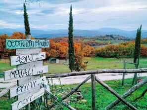 Property grounds - FARMHOUSE MONTESALCE-BLUE APARTMENT (Gubbio)