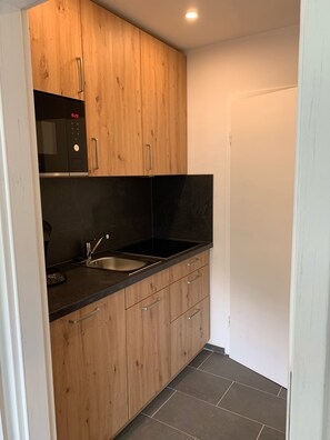 Fridge, microwave, stovetop, dishwasher - Haus am Sonnenberg, apartment 105 (Todtnau)