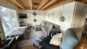 Téléviseur connecté, foyer, jeux vidéo, lecteur de DVD